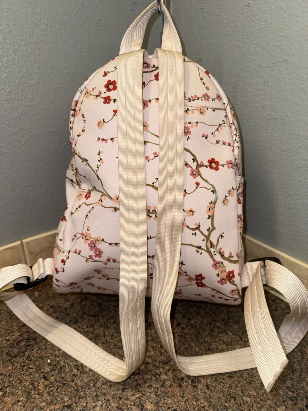 Longchamp Le Pliage Néo Sakura Backpack limited edition Pink Cherry Blossom